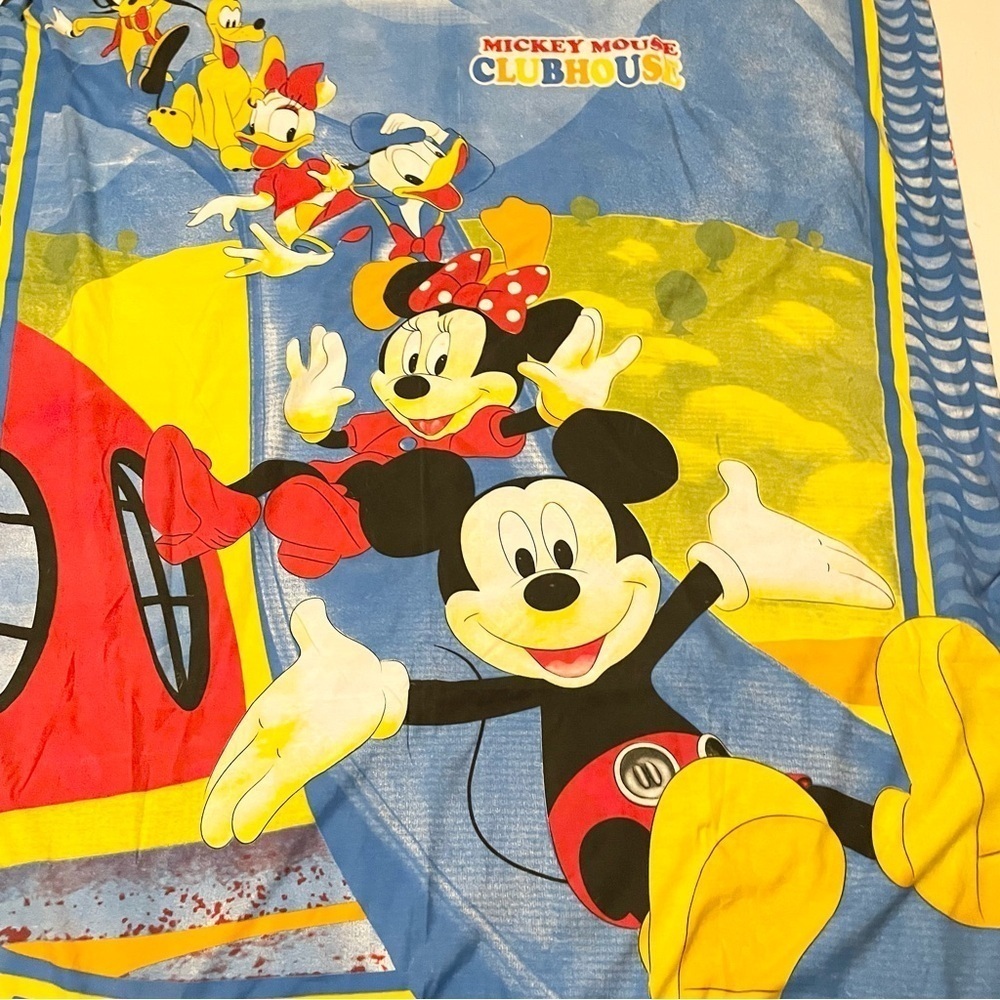 Vintage Mickey Mouse Clubhouse Duvet Cover